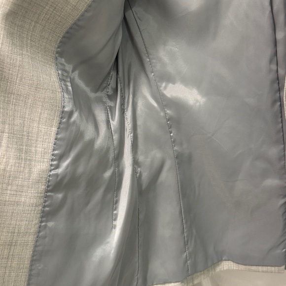 J.Crew Super 120s Wool Gray Blazer | Size 0P | Tailored Work Jacket - Picture 5 of 5